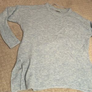 ICHI Light blue oversized Sweater. EUC!